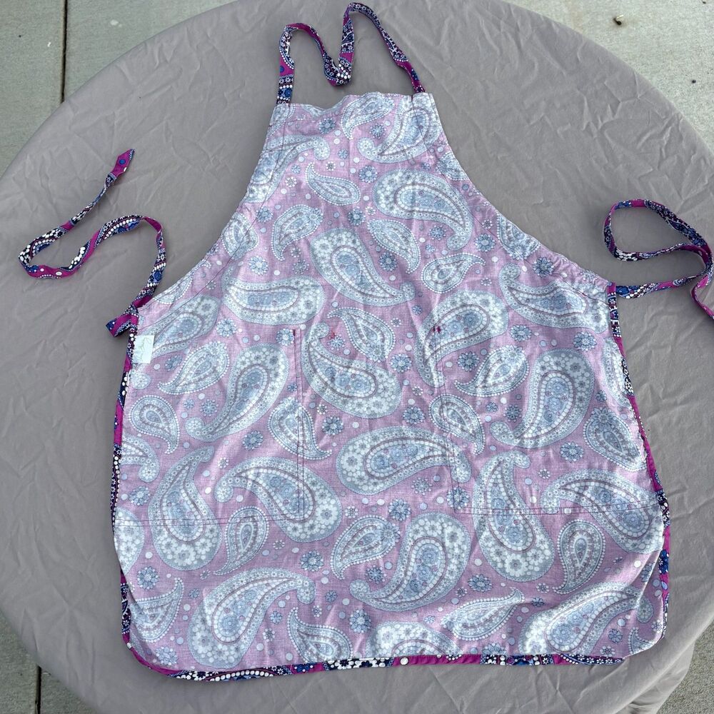 Vera Bradley Paisley Apron — Boysenberry, One Size - Picture 2 of 5